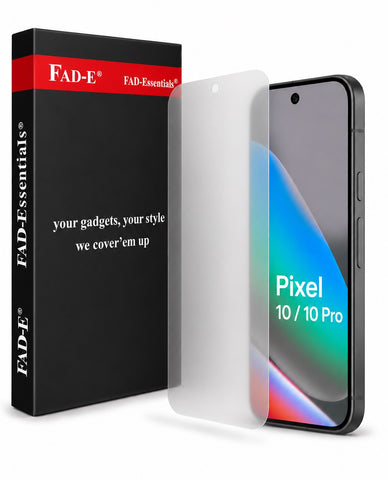 FAD-E Borderless Matte Tempered Glass Screen Protector for Google Pixel 10 / 10 Pro / 9 / 9 Pro (Matte)