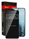FAD-E Tempered Glass Screen Protector Guard (without Camera Hole) for Oppo Reno14 5G / Reno 14 (Transparent)