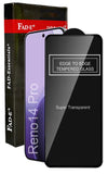 FAD-E Tempered Glass Screen Protector Guard (without Camera Hole) for Oppo Reno14 Pro 5G / Reno 14 Pro (Transparent)
