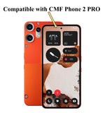 FAD-E Tempered Glass Screen Protector Guard (with Camera Hole) for CMF Nothing 2 PRO / CMF 2 PRO (Transparent)