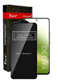 FAD-E Tempered Glass Screen Protector Guard (without camera hole) for Vivo Y400 5G (Transparent)