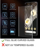 Full Glue Tempered Glass Screen Protector Guard for Motorola Edge 60 Pro (Curved Screen)