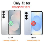 FAD-E Tempered Glass Screen Protector Guard for Samsung Galaxy S25 FE 5G (6.7 inch)