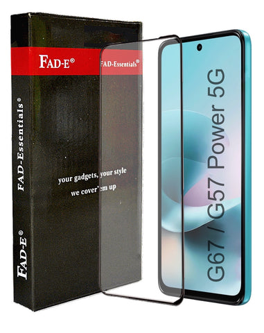 FAD-E Tempered Glass Screen Protector Guard (without camera hole) for Motorola Moto G67 Power 5G / G57 Power 5G