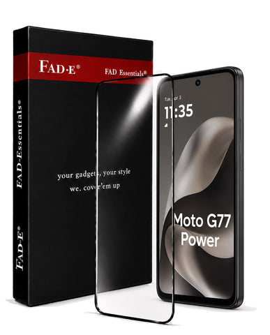 FAD-E Tempered Glass Screen Protector Guard for Motorola Moto G77 Power 5G