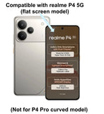FAD-E Tempered Glass Screen Protector Guard (without camera hole) for Realme P4 5G (Transparent)