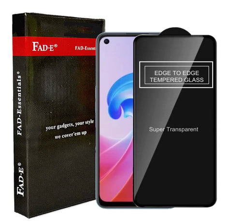 FAD-E Edge to Edge Tempered Glass for OPPO A76 (2022) / A96 (2022)  (Transparent)