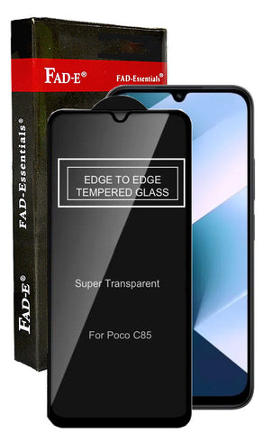 FAD-E Tempered Glass Screen Protector Guard for Poco C85 5G / Redmi 15C 5G (6.9 inch)