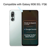 FAD-E Tempered Glass Screen Protector Guard for Samsung Galaxy F36 5G /  M36 5G (Transparent)