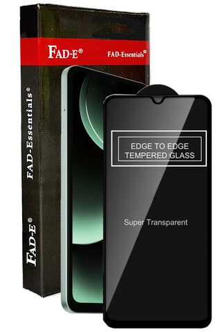 FAD-E Tempered Glass Screen Protector Guard for POCO M7 5G / Redmi A4 5G / Redmi A5 / Redmi 14C 5G / POCO C75 5G (Transparent)