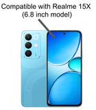 FAD-E Tempered Glass Screen Protector Guard (without Camera Hole) for Realme 15X 5G (6.8 inch)
