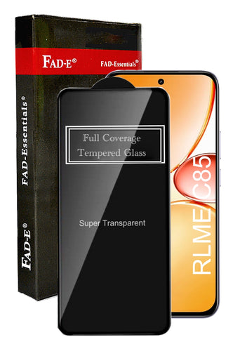 FAD-E Tempered Glass Screen Protector Guard (without Camera Hole) for Realme C85 5G /  Realme 15X 5G (6.8 inch)