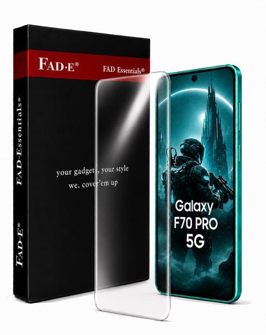 FAD-E Ultra Clear Tempered Glass (borderless) Screen Protector for Samsung Galaxy F70 Pro 5G