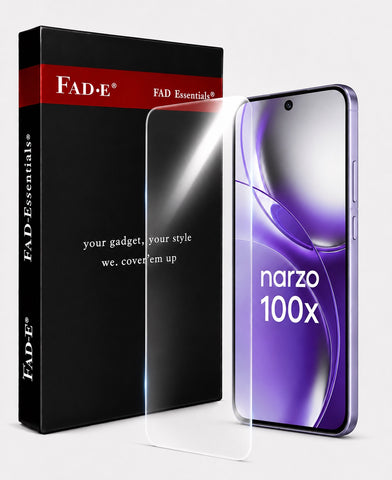 FAD-E Ultra Clear Tempered Glass (borderless) Screen Protector for realme Narzo 100X 5G
