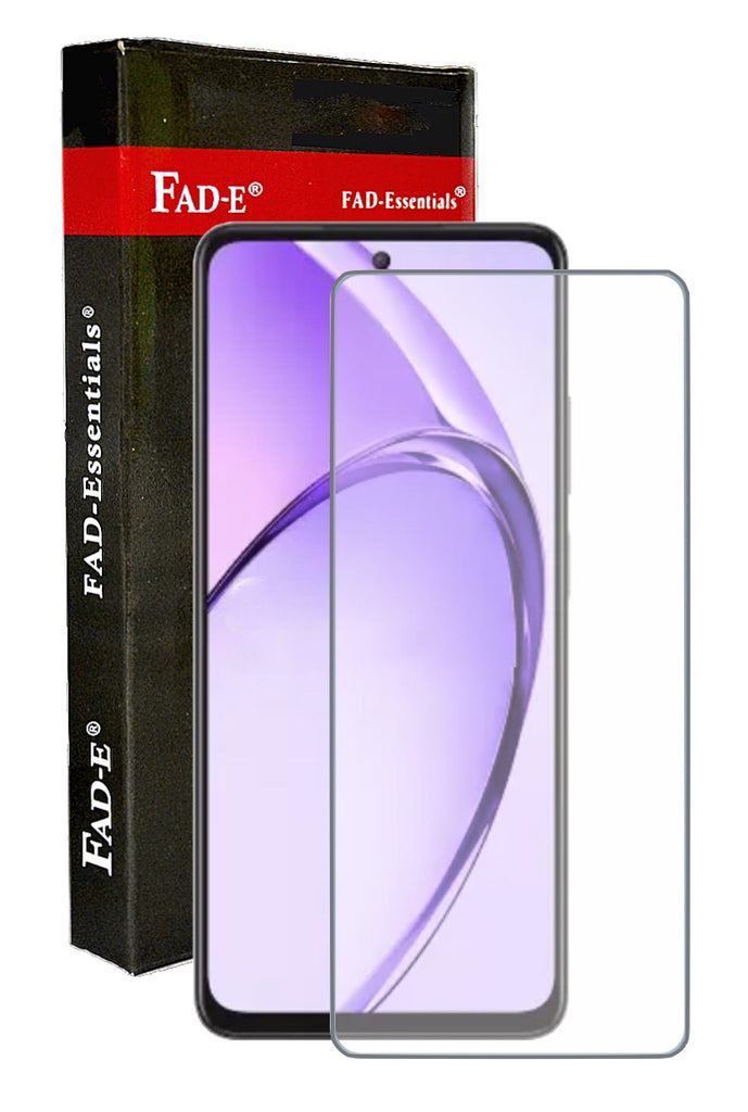 FAD-E Ultra Clear Tempered Glass Screen Protector Guard for OPPO A3 Pro 5G Realme C65 C67 Vivo Y58 5G (Transparent)