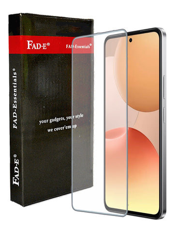 FAD-E Ultra Clear Tempered Glass Screen Protector Guard for Realme P4X / P3X 5G / P3 Lite 5G (Full Transparent)