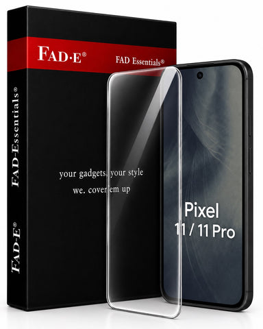 FAD-E Ultra Clear Tempered Glass (borderless) Screen Protector for Google Pixel 11 / 11 Pro / 10 / 10 Pro / 9 / 9 Pro