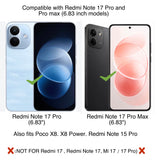 FAD-E Ultra Clear Tempered Glass (borderless) Screen Protector for Poco X8 / Poco X8 Power / Redmi Note 15 Pro / Note 17 Pro / Note 17 Pro Max 5G