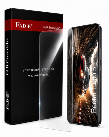 FAD-E Ultra Clear Tempered Glass (borderless) Screen Protector for Redmi Turbo 5 / Poco X8 Pro