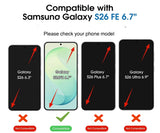 FAD-E Ultra Clear Tempered Glass (borderless) Screen Protector for Samsung Galaxy S26 FE / S25 FE 5G