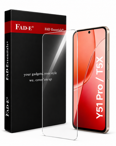 FAD-E Ultra Clear Tempered Glass (borderless) Screen Protector for Vivo Y51 Pro / T5X