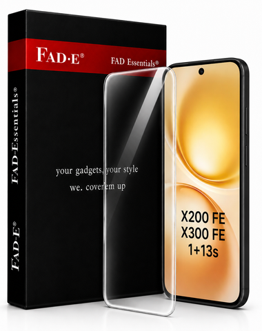 FAD-E Ultra Clear Tempered Glass (borderless) Screen Protector for Vivo X200 FE / X300 FE / OnePlus 13S 5G