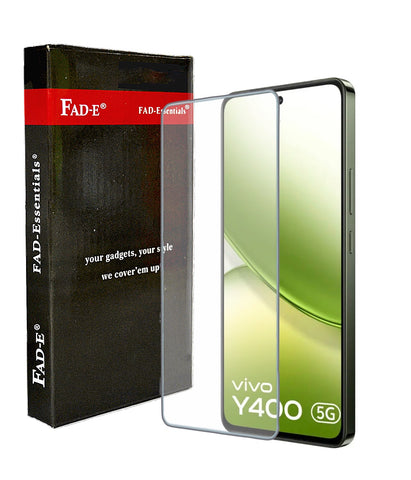 FAD-E Ultra Clear Tempered Glass Screen Protector Guard for Vivo Y400 5G