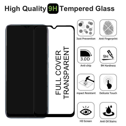 FAD-E Edge to Edge Tempered Glass for Samsung Galaxy M21 2021 Edition M21 A30 A50 M30 A30s A50s M30s M31 F41(Transparent)