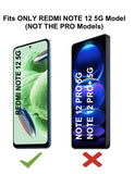 FAD-E Edge to Edge Tempered Glass for Redmi Note 12 5G (Transparent)
