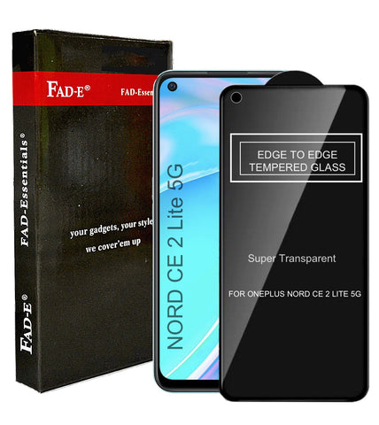 FAD-E Edge to Edge Tempered Glass for OnePlus Nord CE 2 Lite 5G (Transparent)