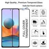 FAD-E Edge to Edge Tempered Glass for Mi Redmi Note 10 Pro , Note 10 Pro Max (Transparent)
